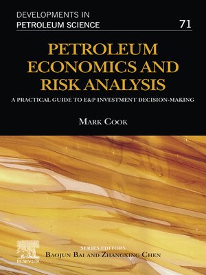 cover image of Petroleum Economics and Risk Analysis